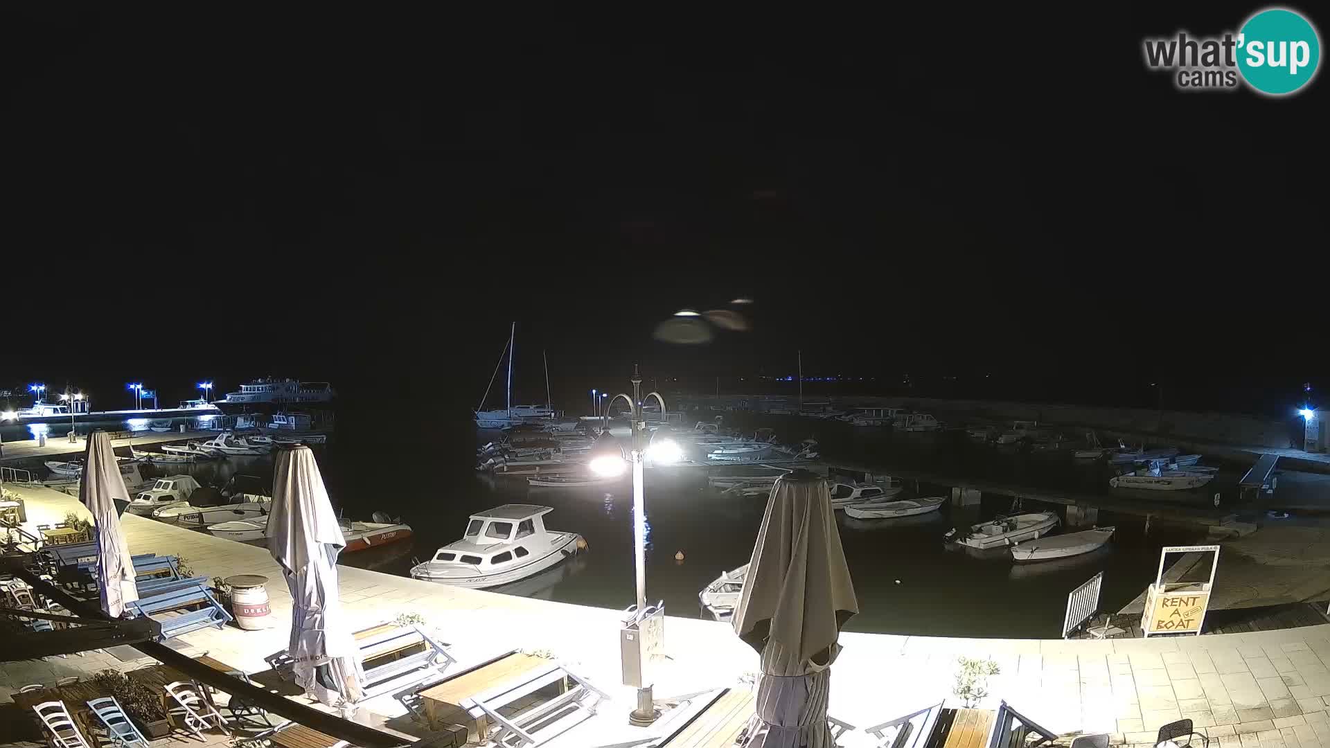 Fažana web kamera riva i gradska marina – Istra