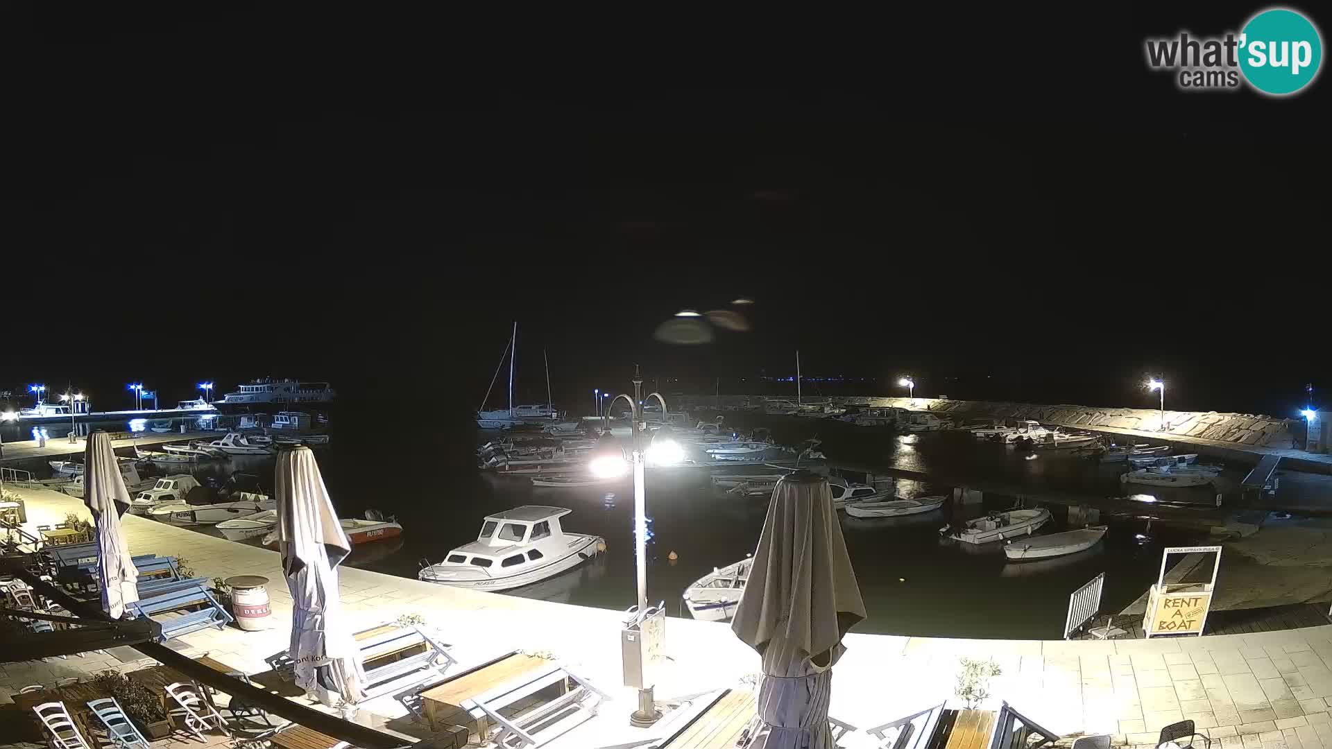 Fažana Livecam riva et marina de la ville – Istrie