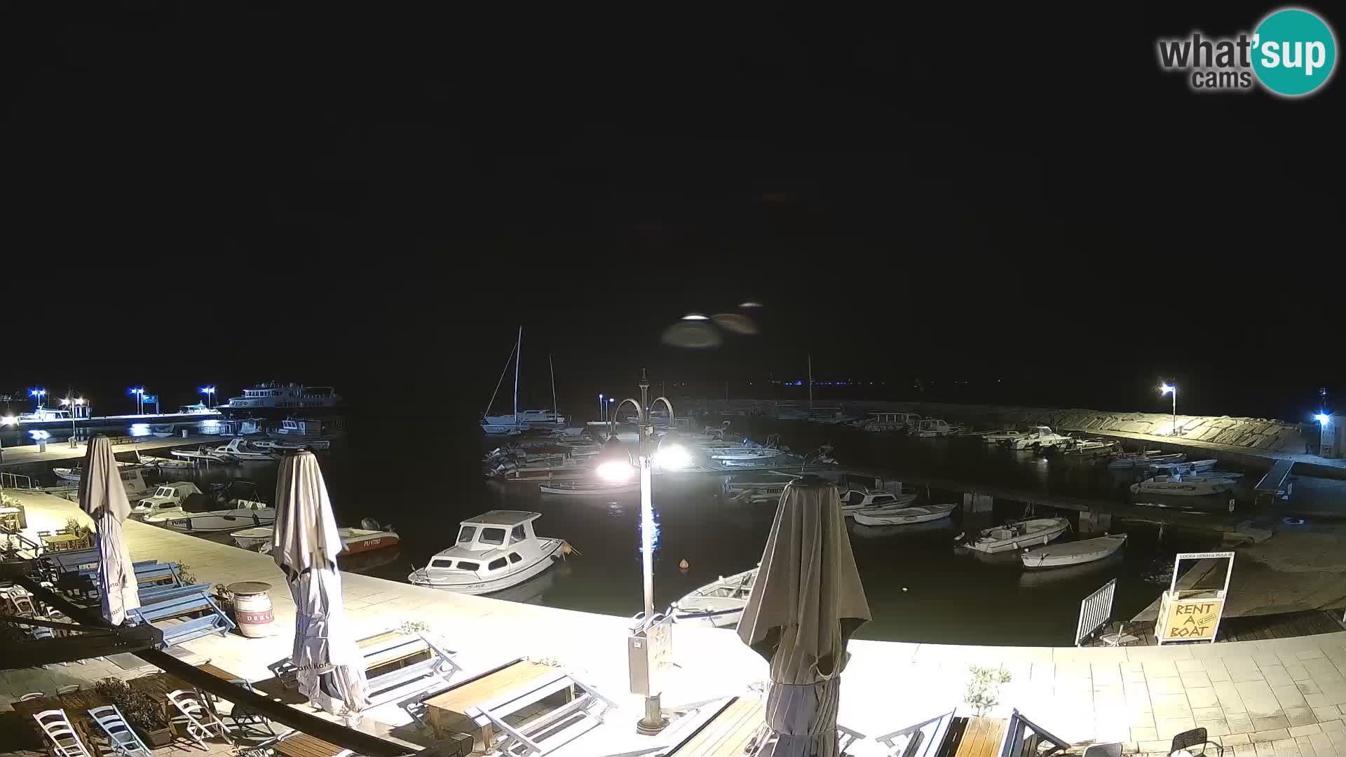 Fažana Livecam riva et marina de la ville – Istrie
