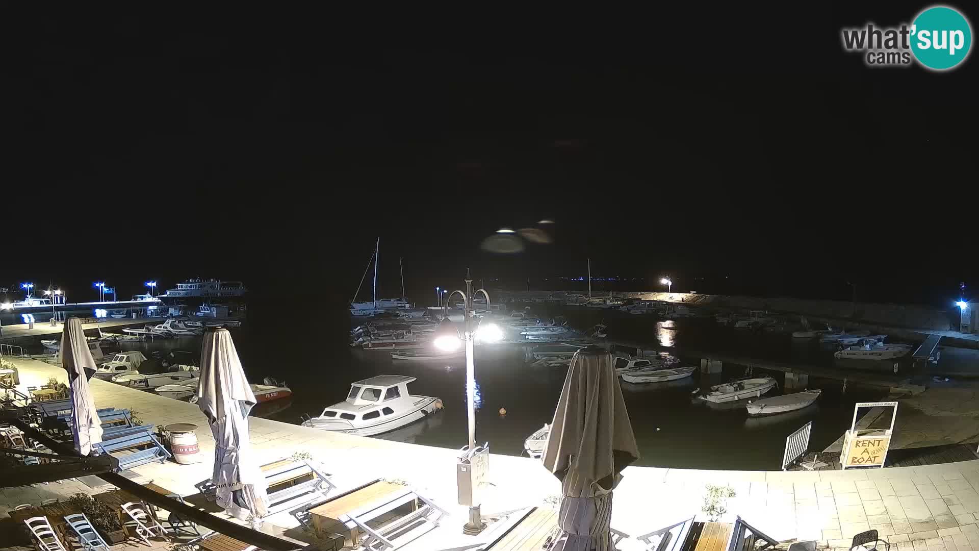 Fažana web kamera riva i gradska marina – Istra