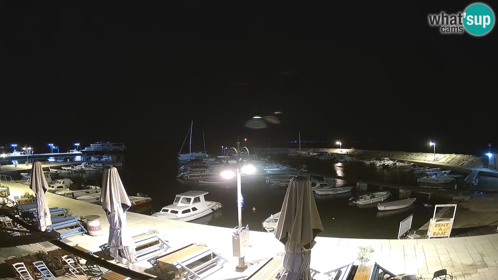 Fažana web kamera riva i gradska marina – Istra