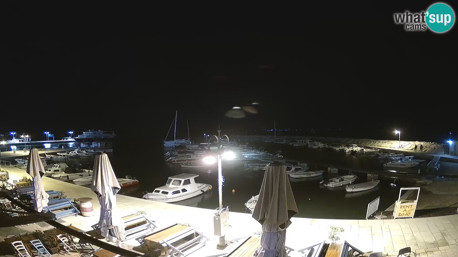 Fažana Livecam riva et marina de la ville – Istrie