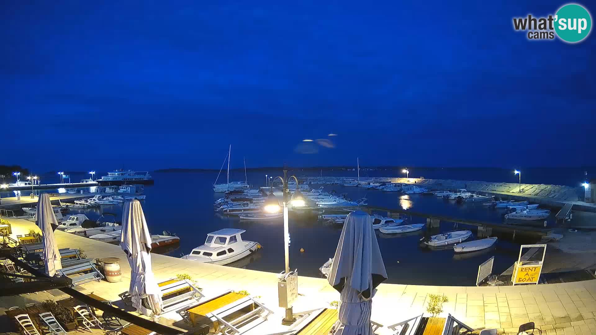 Fažana web kamera riva i gradska marina – Istra