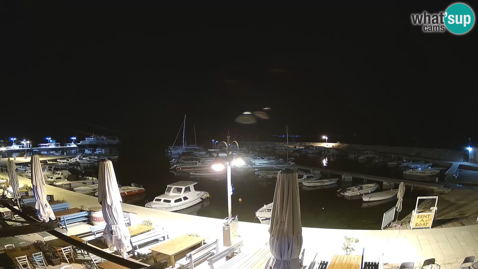 Fažana web kamera riva i gradska marina – Istra