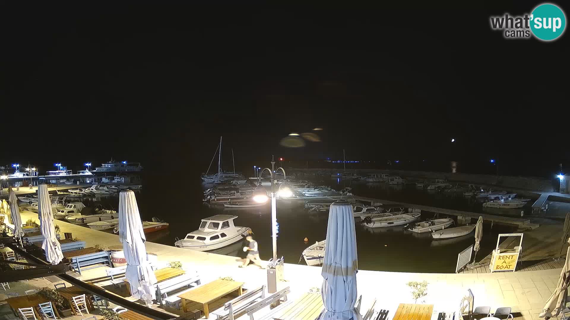 Fažana webcam Riva und Stadthafen – Istrien