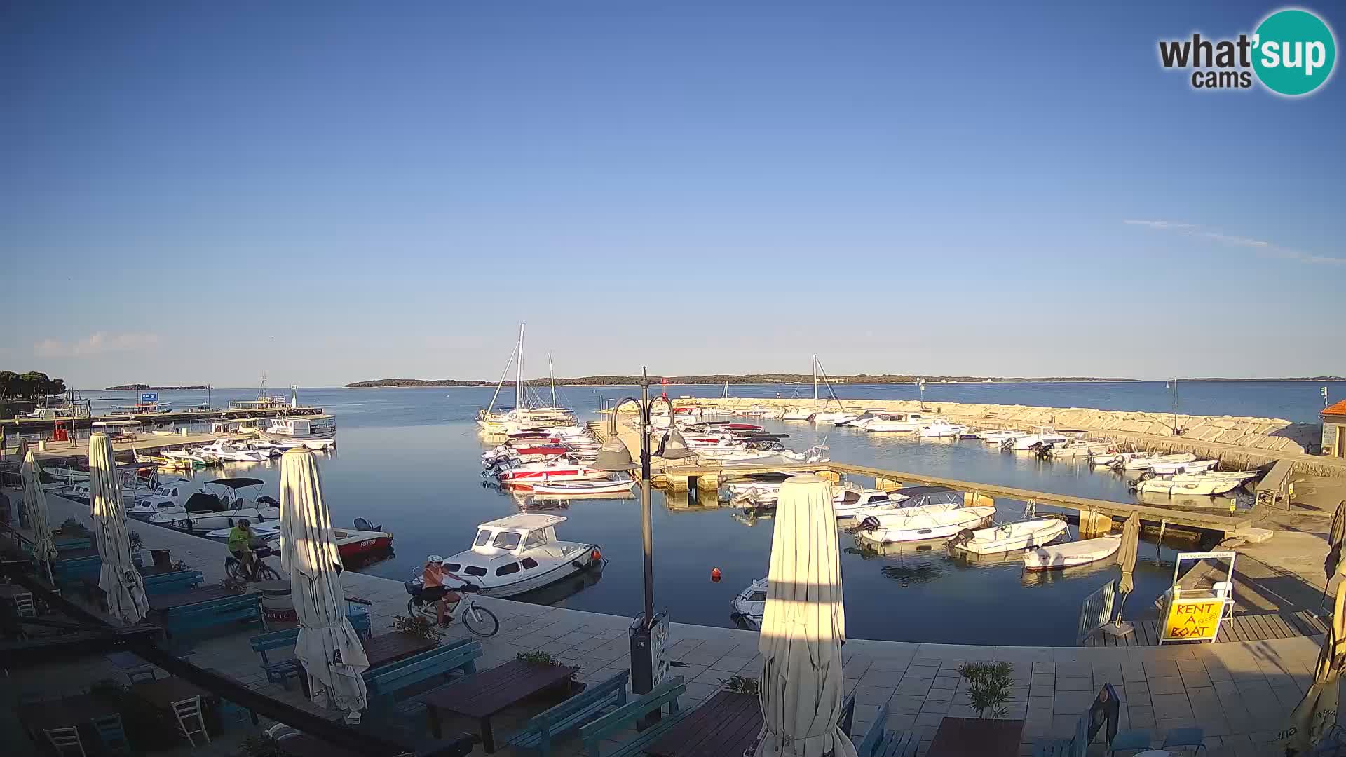 Fažana web kamera riva i gradska marina – Istra