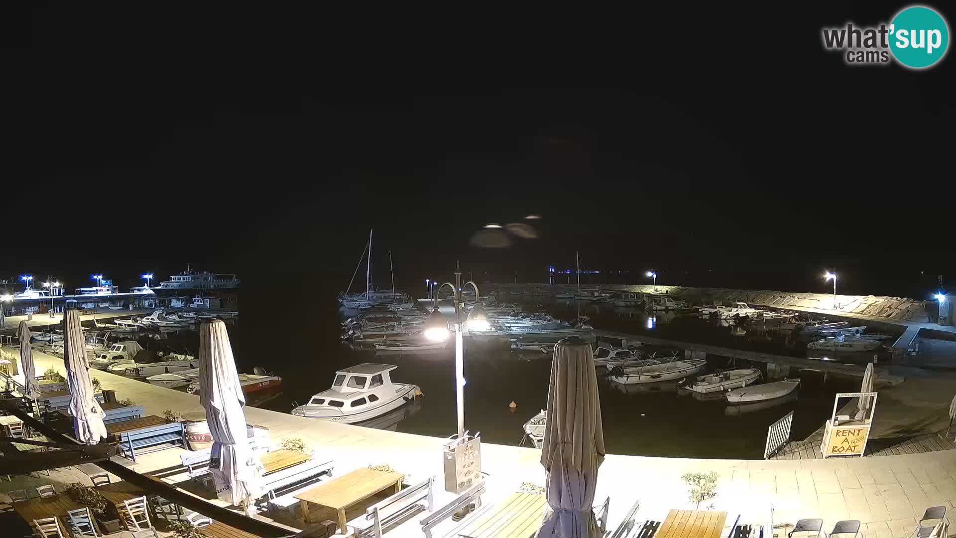 Fažana webcam Riva und Stadthafen – Istrien