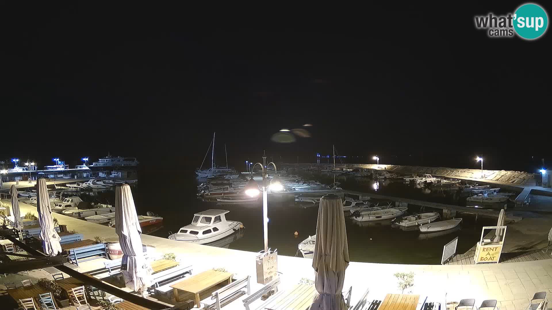 Fažana web kamera riva i gradska marina – Istra