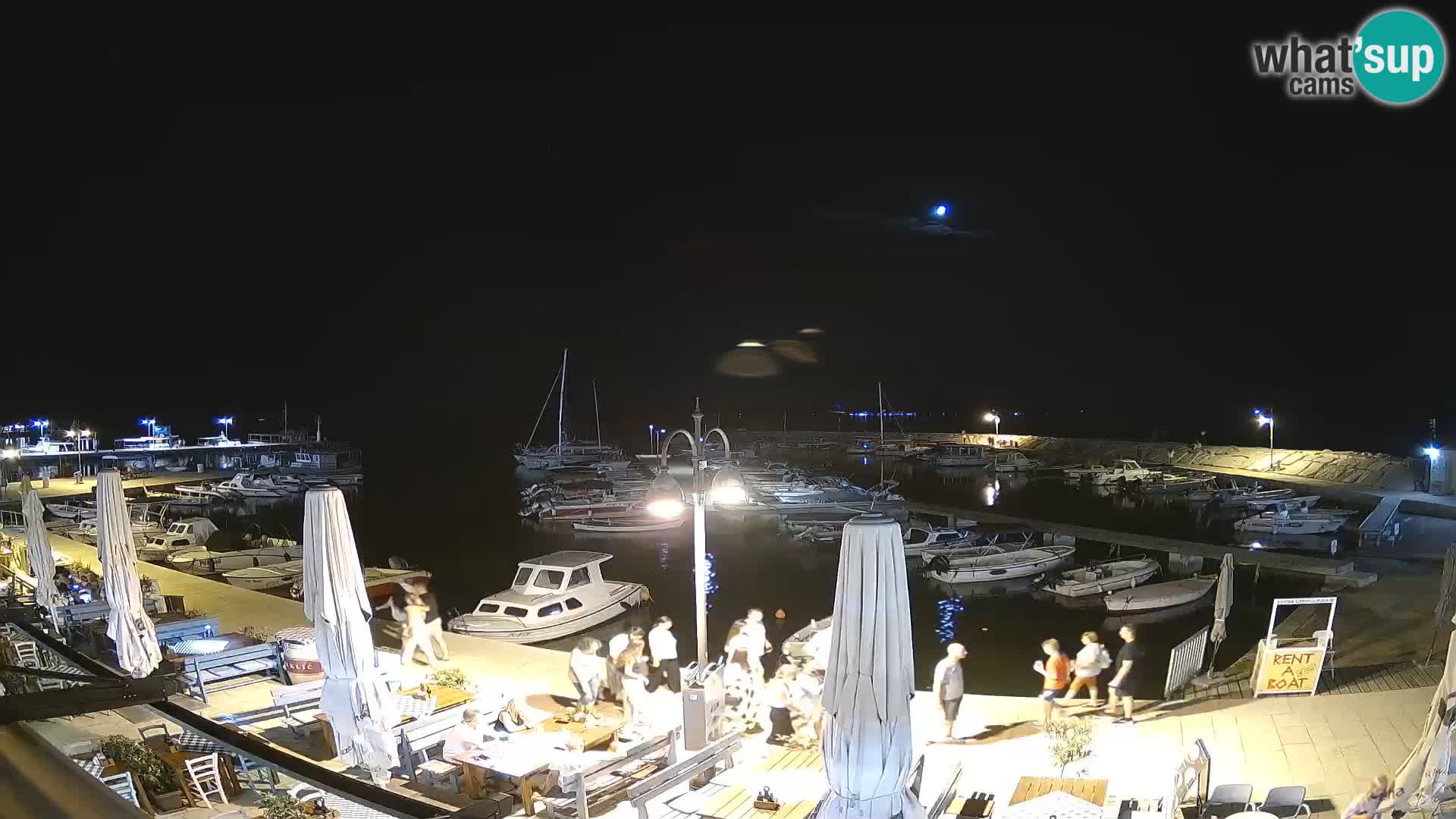 Fažana Livecam riva et marina de la ville – Istrie