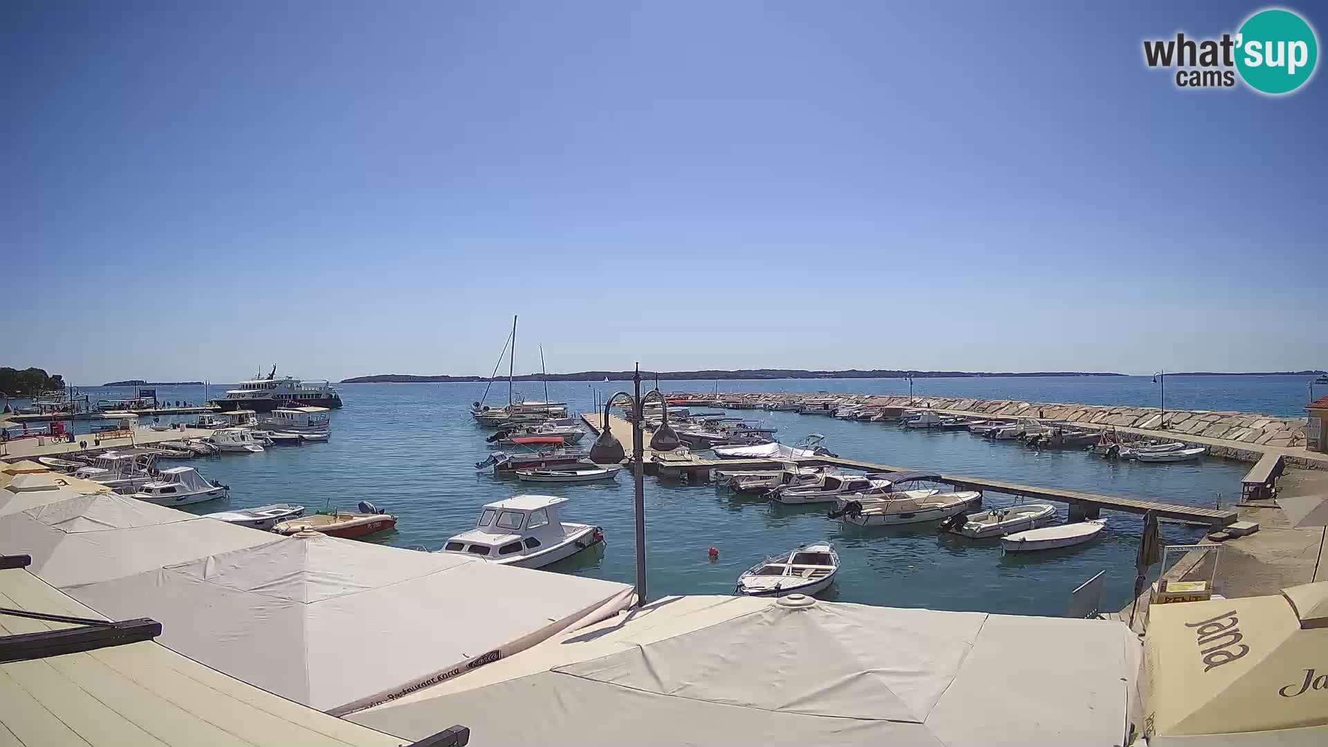 Webcam Fasana riva e la marina – Istria