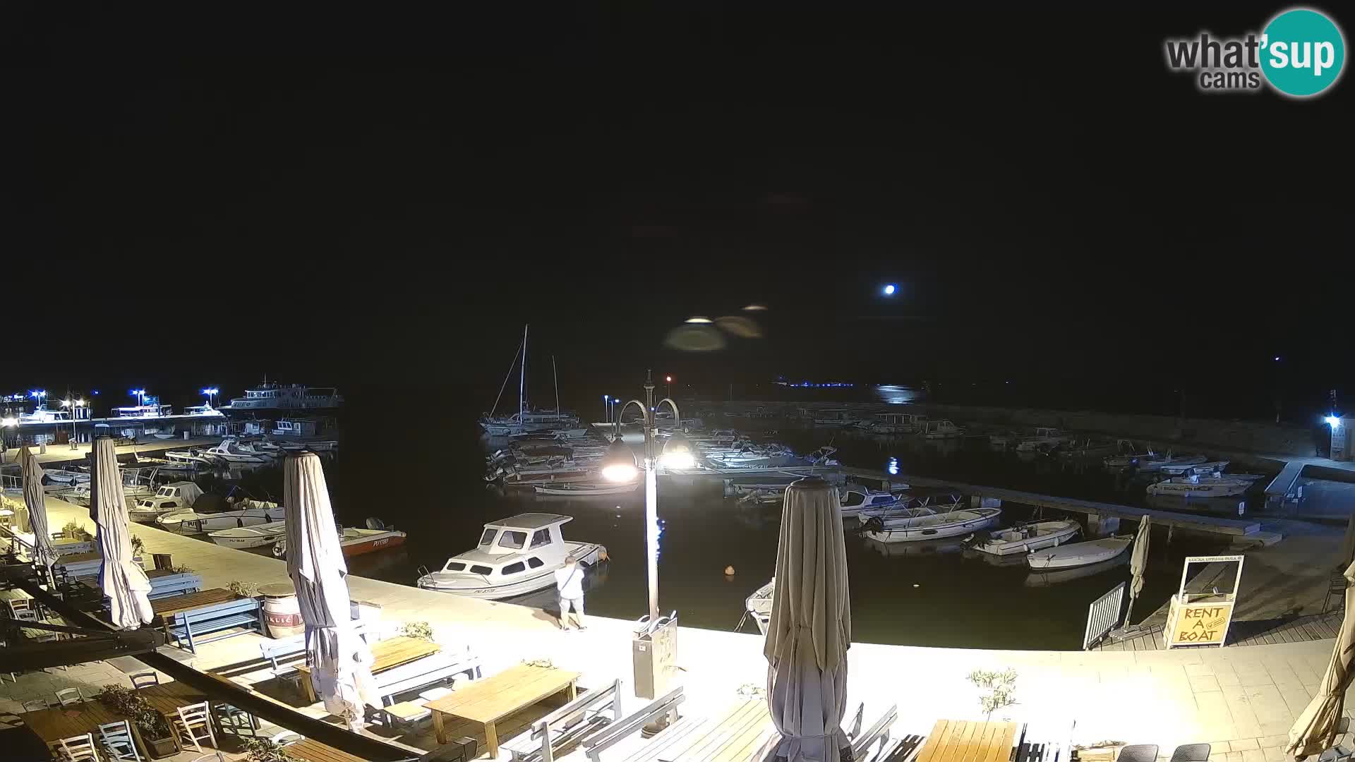 Fažana web kamera riva i gradska marina – Istra