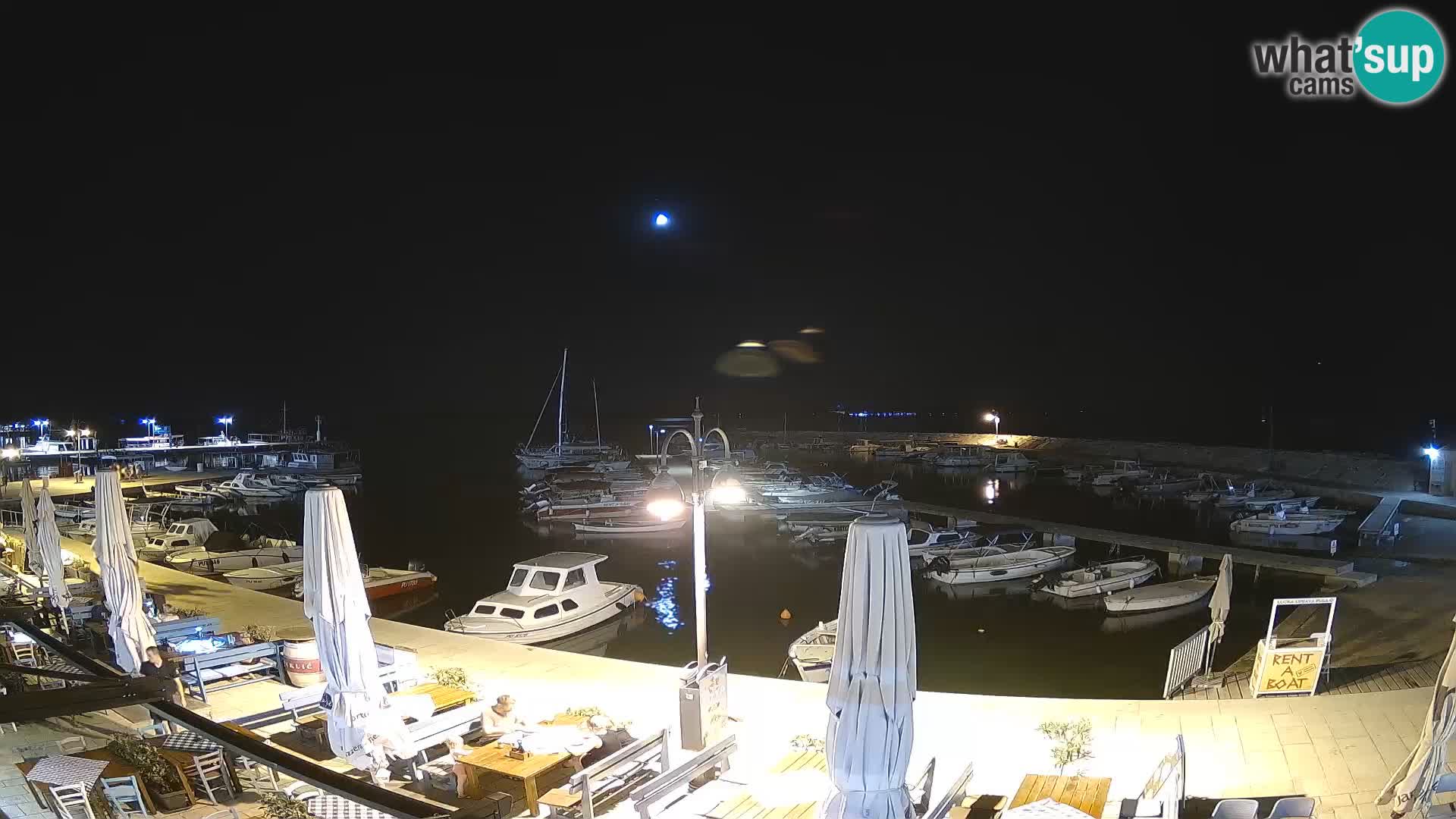 Fažana Livecam riva et marina de la ville – Istrie