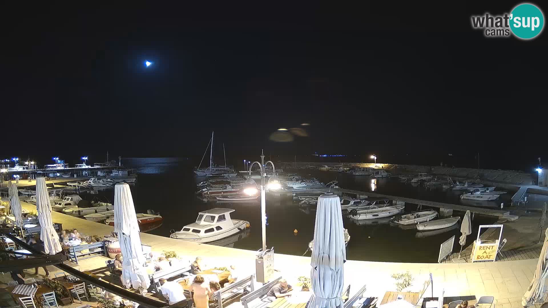 Fažana Livecam riva et marina de la ville – Istrie