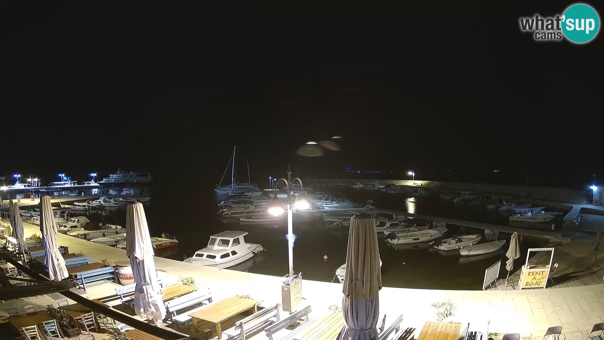 Webcam Fažana riva and city marina – Istria
