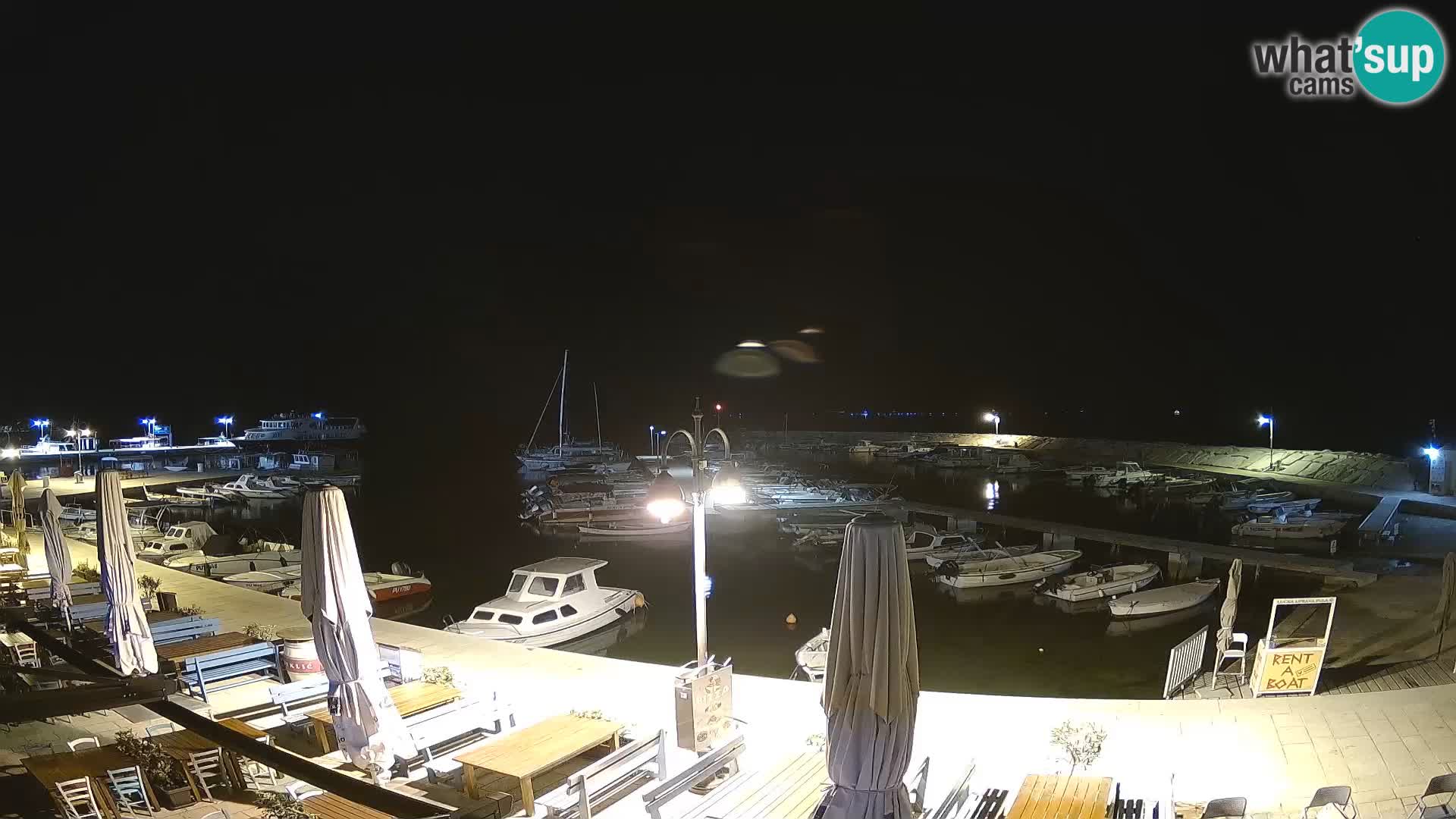 Fažana web kamera riva i gradska marina – Istra