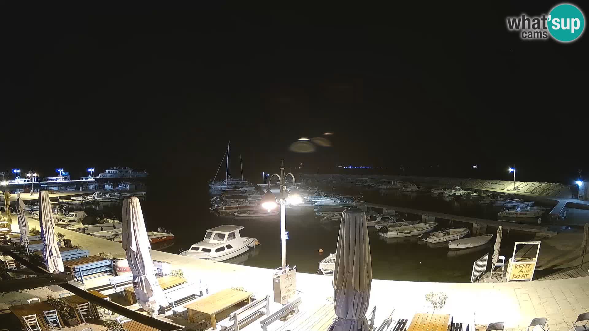Fažana web kamera riva i gradska marina – Istra
