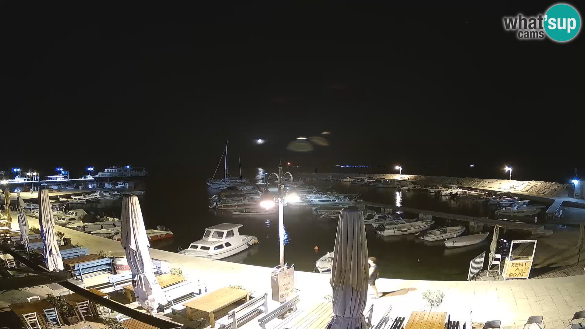 Fažana webcam Riva und Stadthafen – Istrien