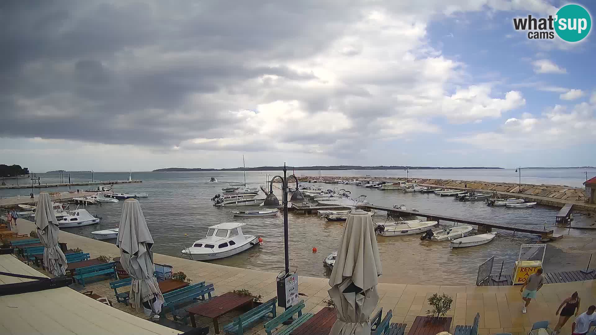 Fažana web kamera riva i gradska marina – Istra