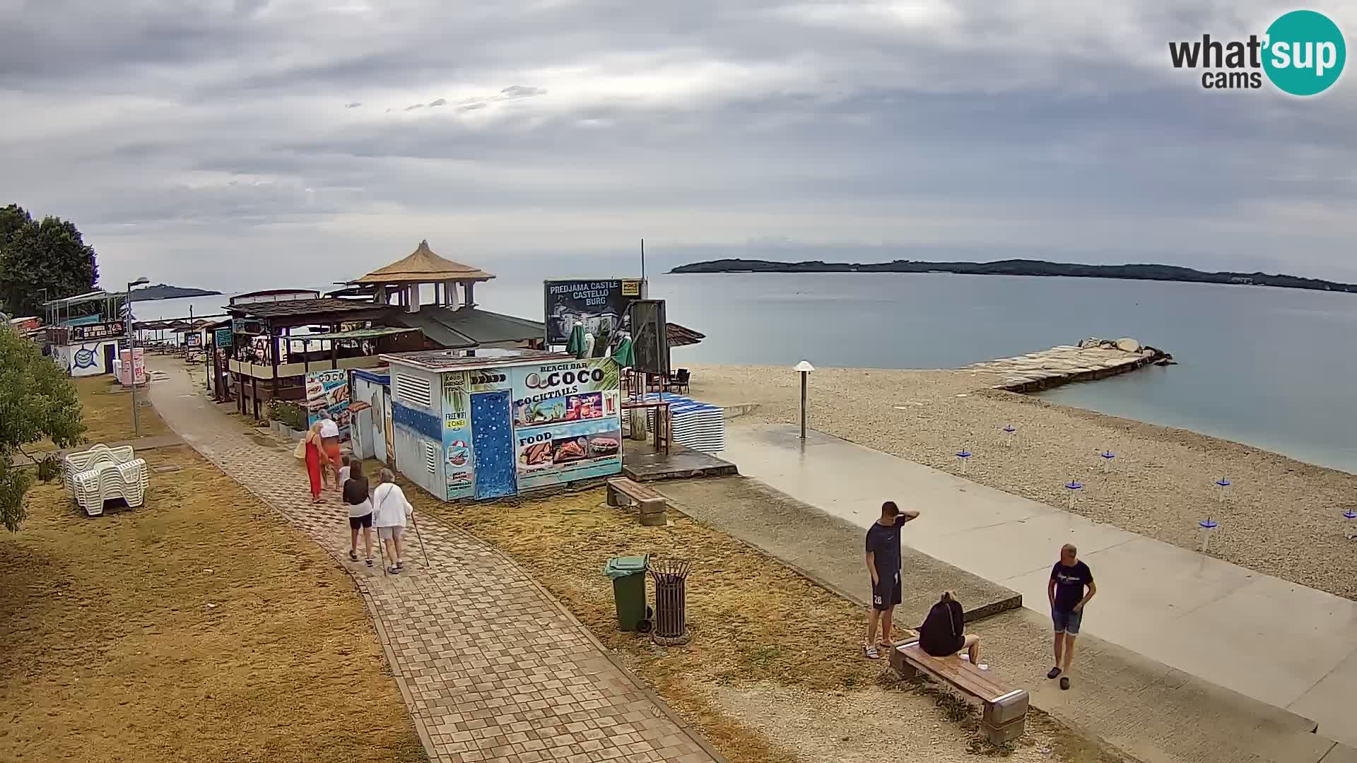 Playa Fažana camera en vivo – Istria – Croacia