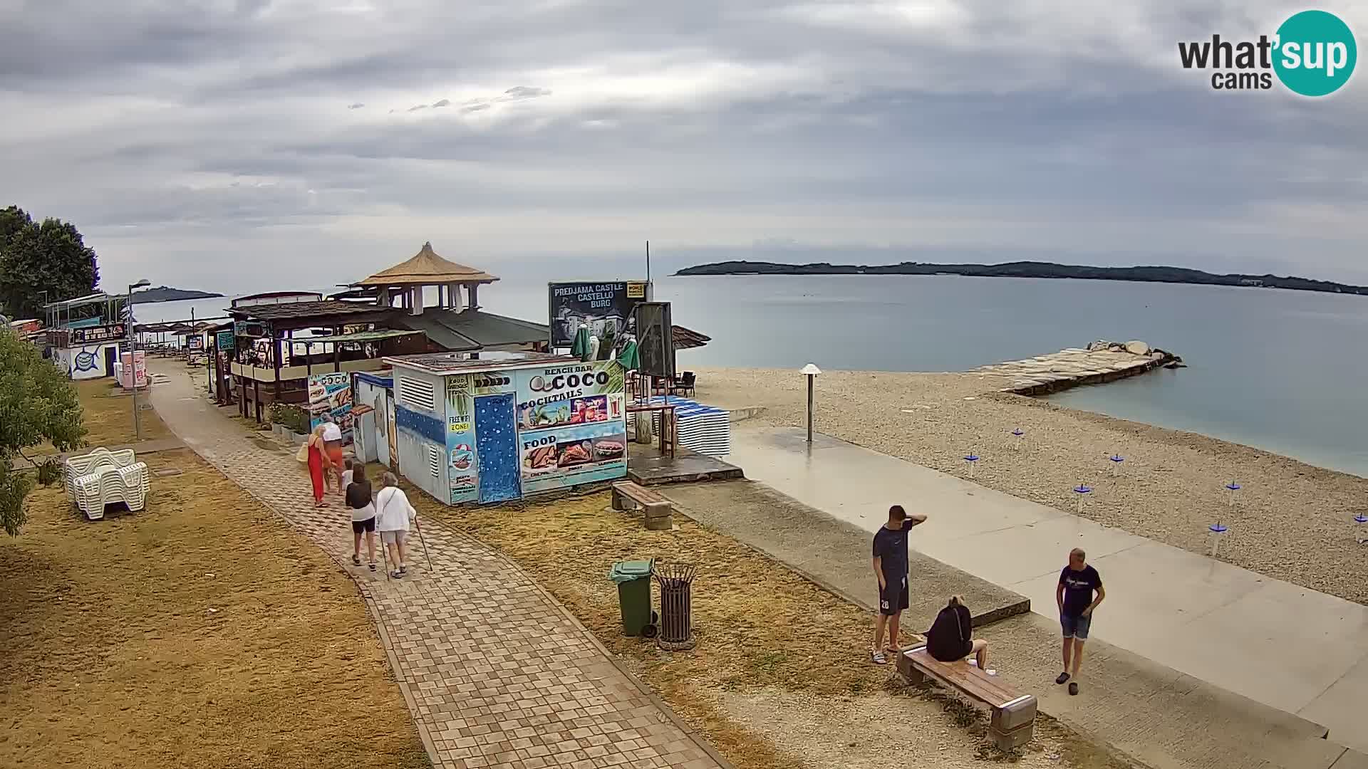 Strand Fažana webcam – Istrien – Kroatien