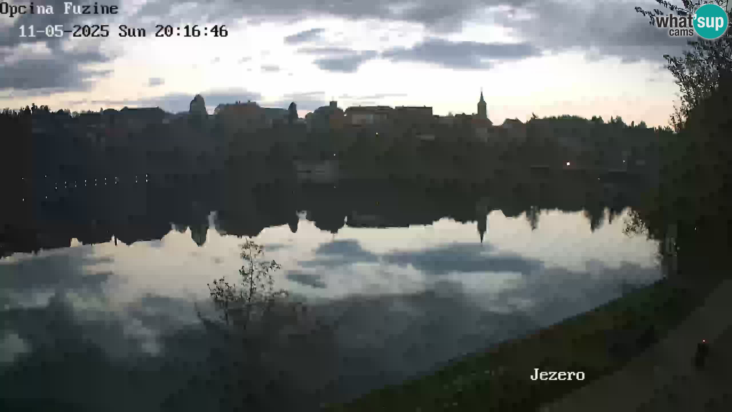LIVE lago Bajer webcam Bajersko Jezero Fužine