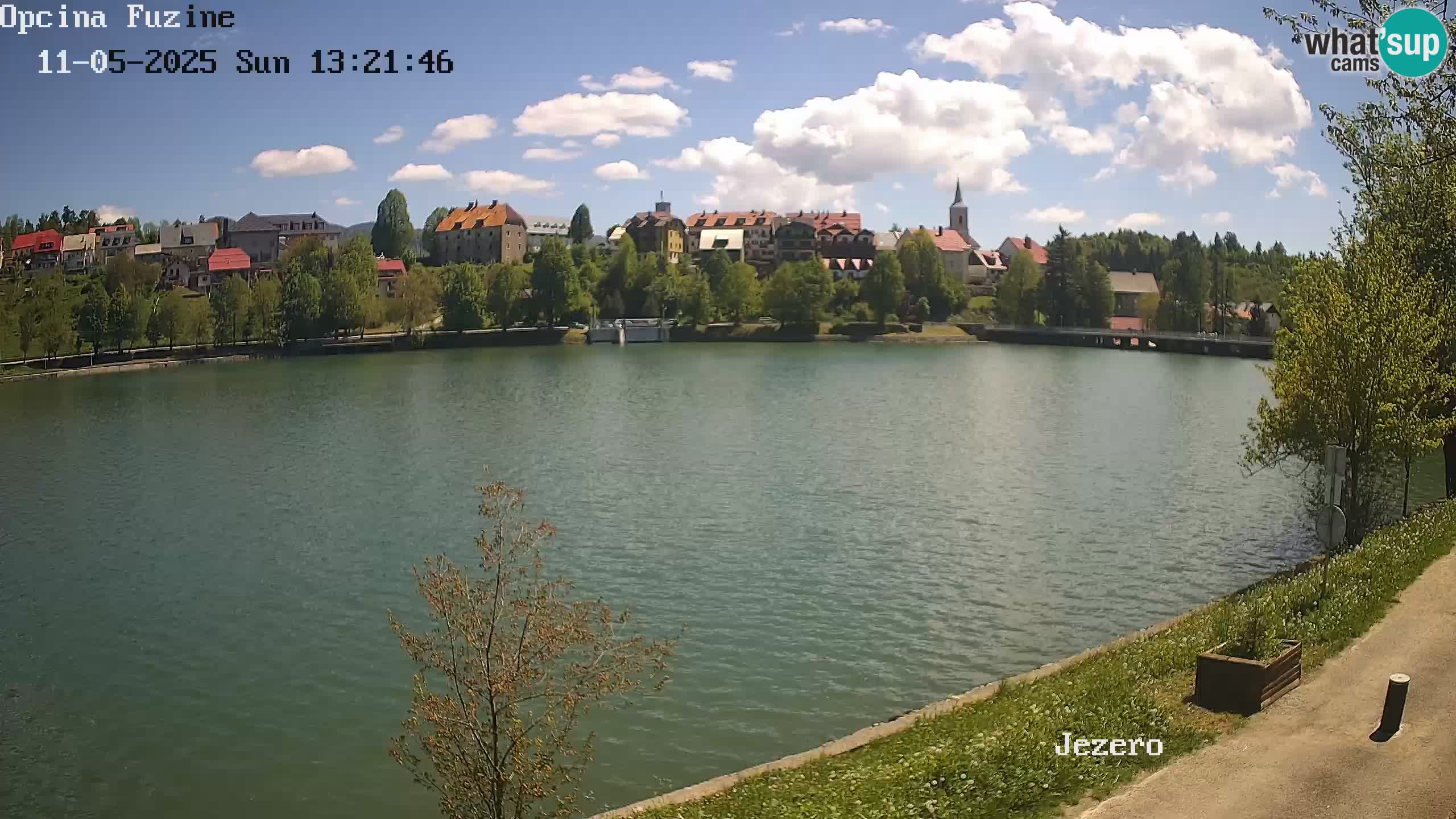 LIVE Lake Bajer livecam Bajersko Jezero Fužine