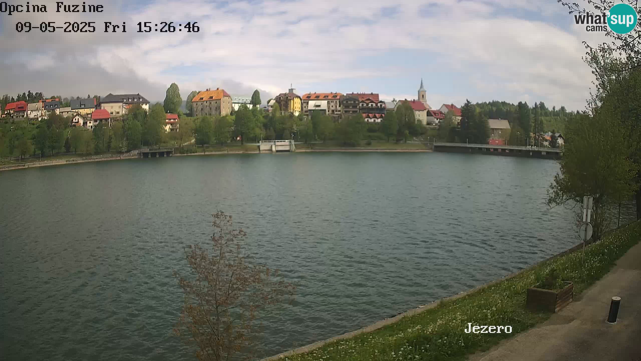 LIVE Lake Bajer livecam Bajersko Jezero Fužine