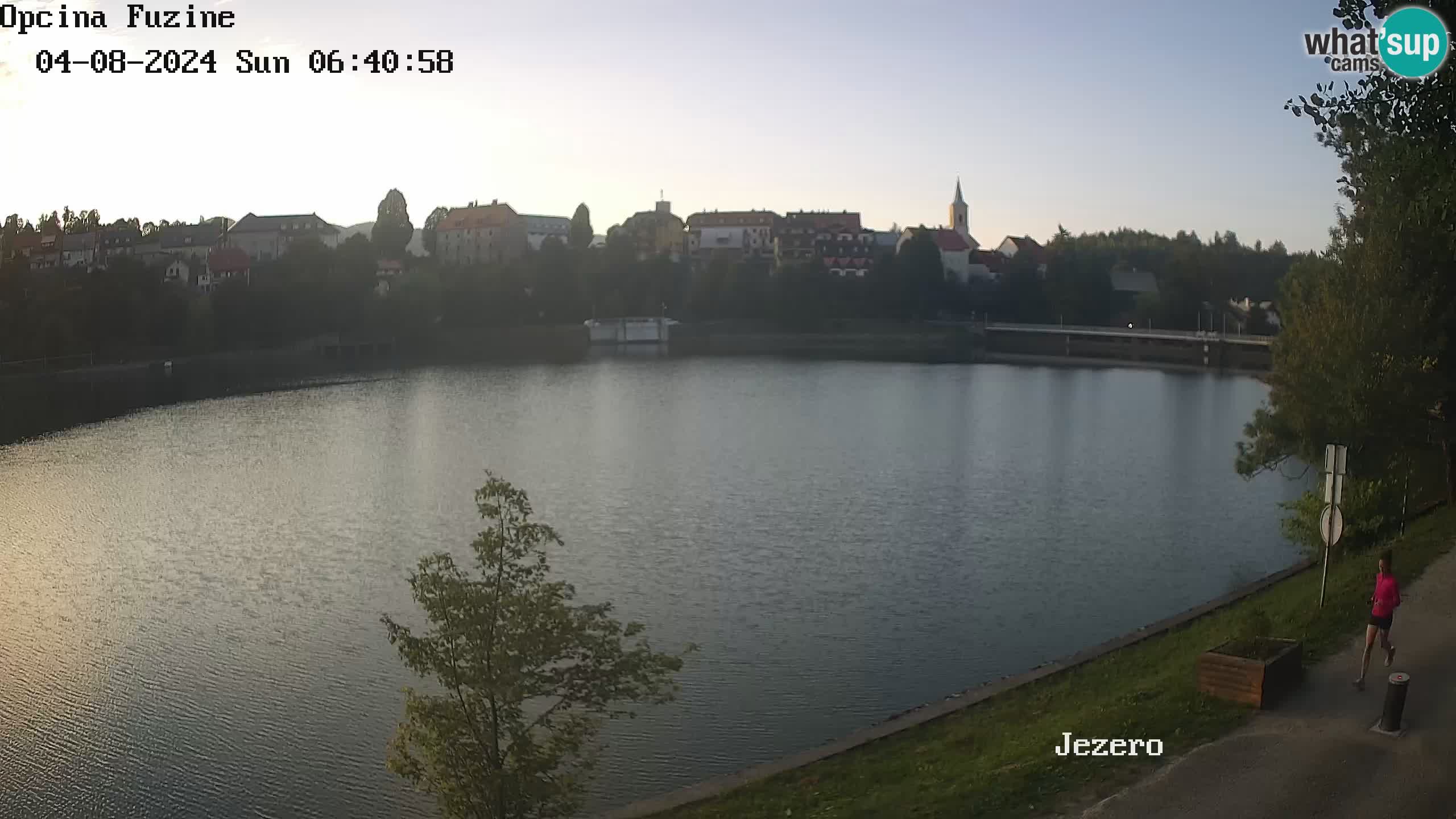 LIVE lago Bajer webcam Bajersko Jezero Fužine