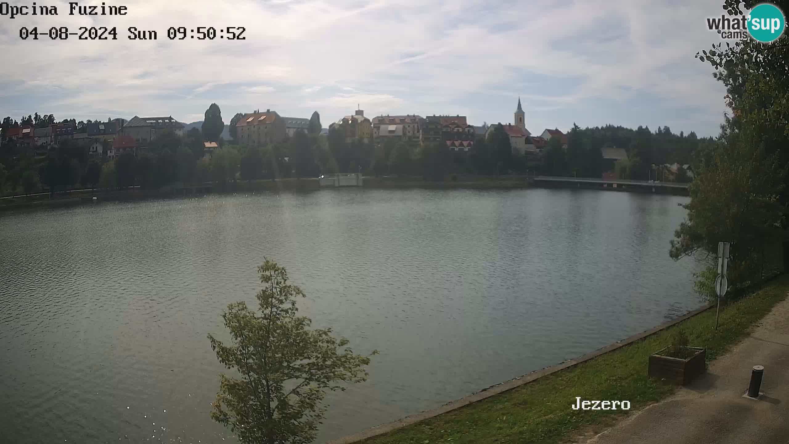 LIVE lago Bajer webcam Bajersko Jezero Fužine