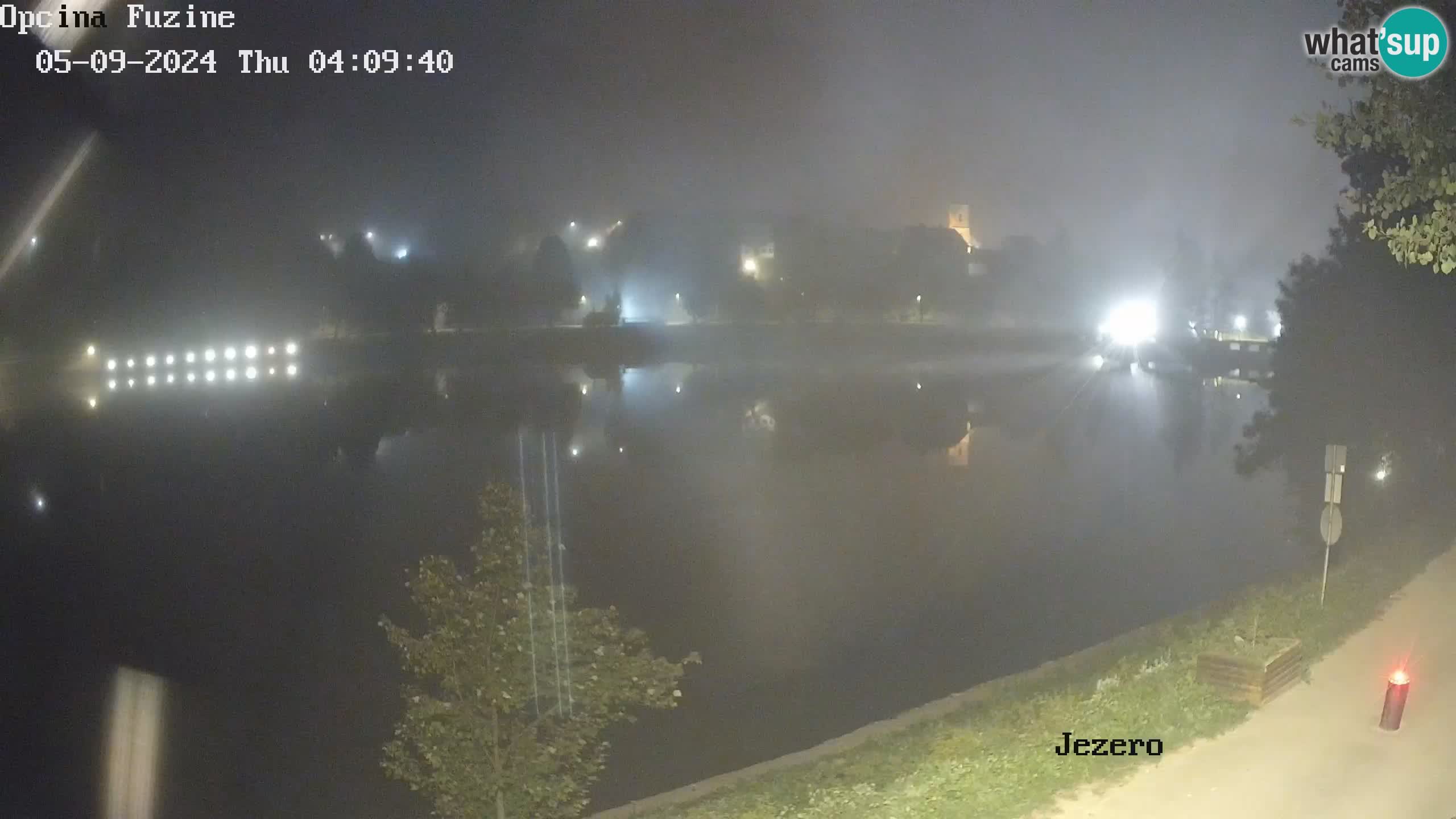 LIVE Lake Bajer livecam Bajersko Jezero Fužine