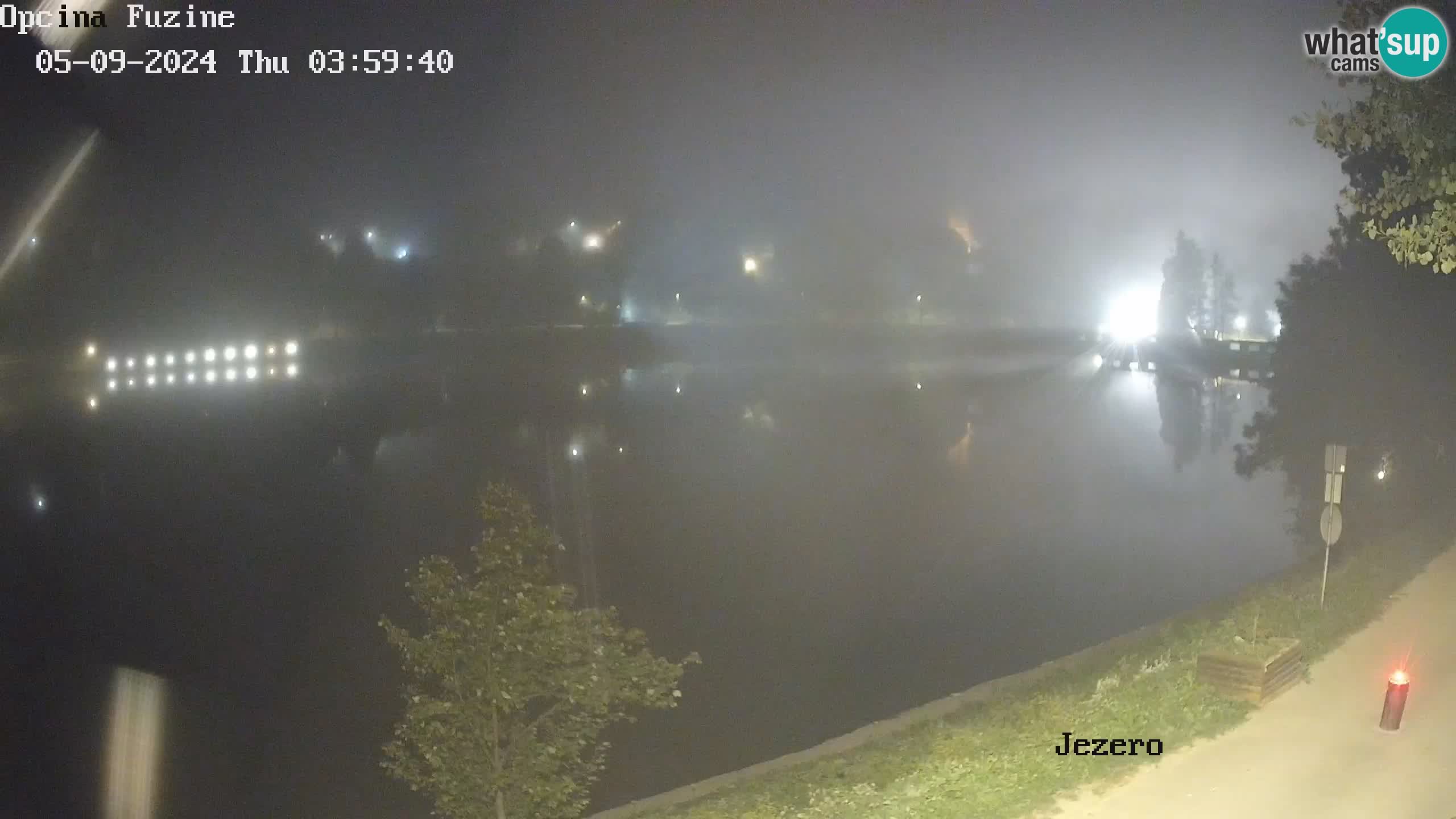 LIVE Lake Bajer livecam Bajersko Jezero Fužine