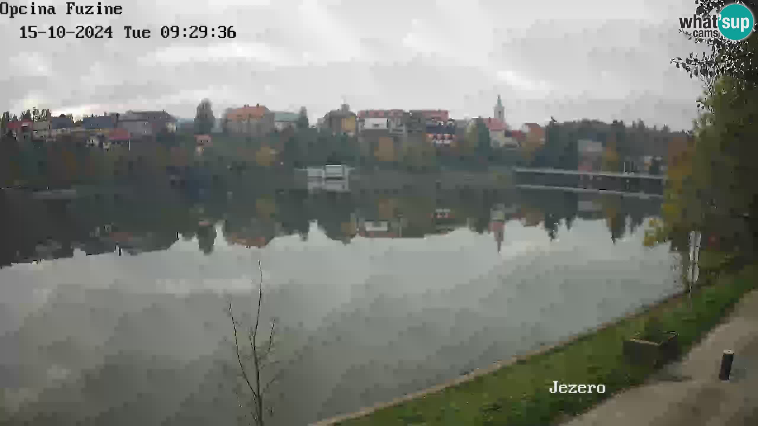 LIVE Lake Bajer livecam Bajersko Jezero Fužine