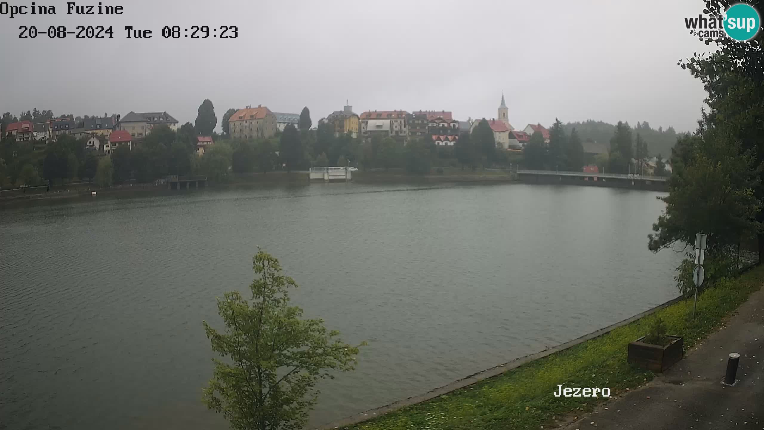 LIVE Lake Bajer livecam Bajersko Jezero Fužine