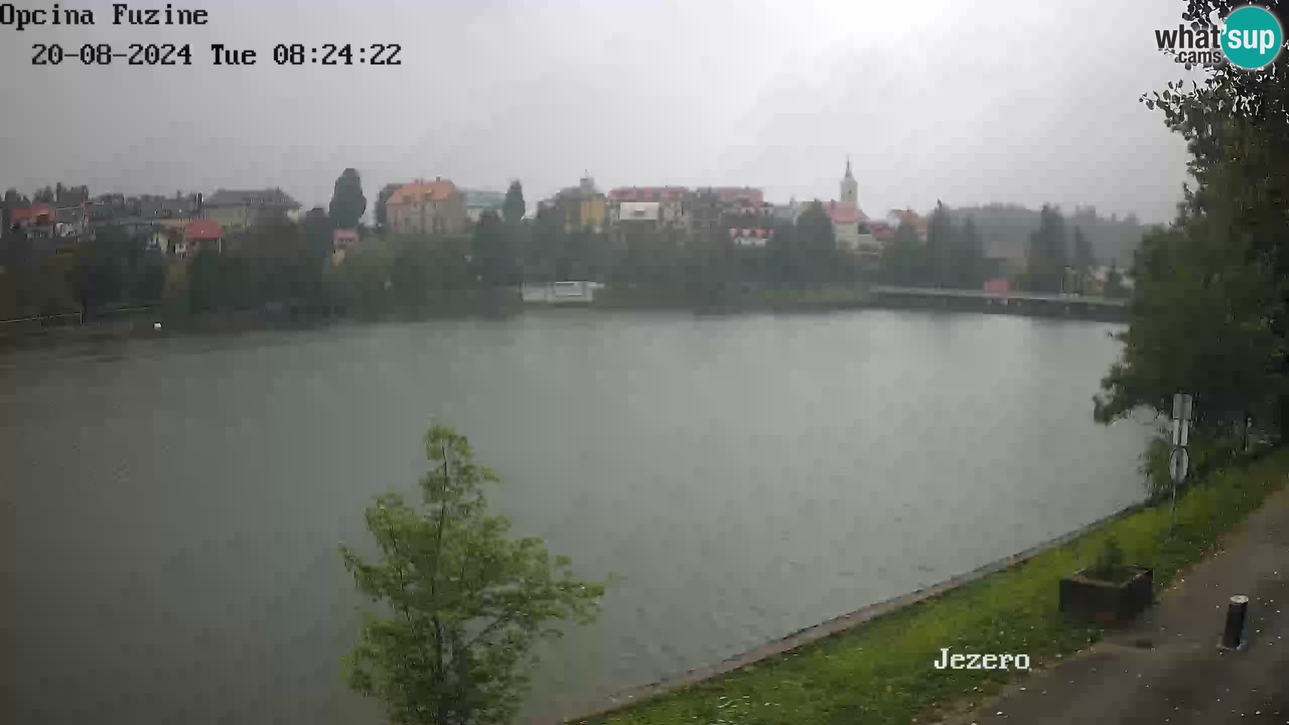 LIVE Lake Bajer livecam Bajersko Jezero Fužine