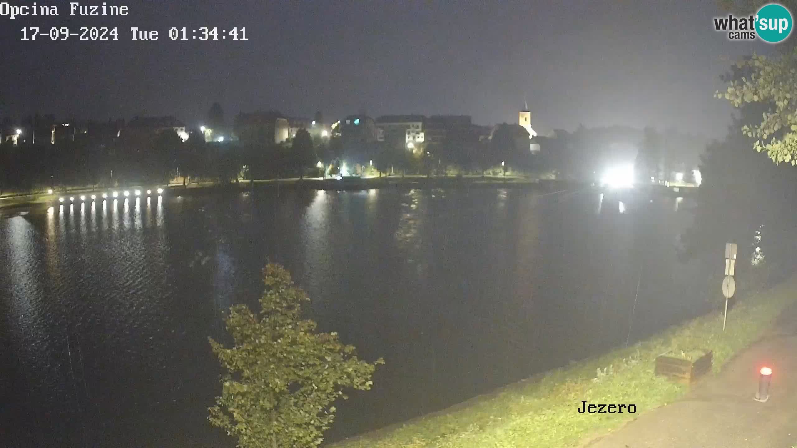 LIVE Lake Bajer livecam Bajersko Jezero Fužine