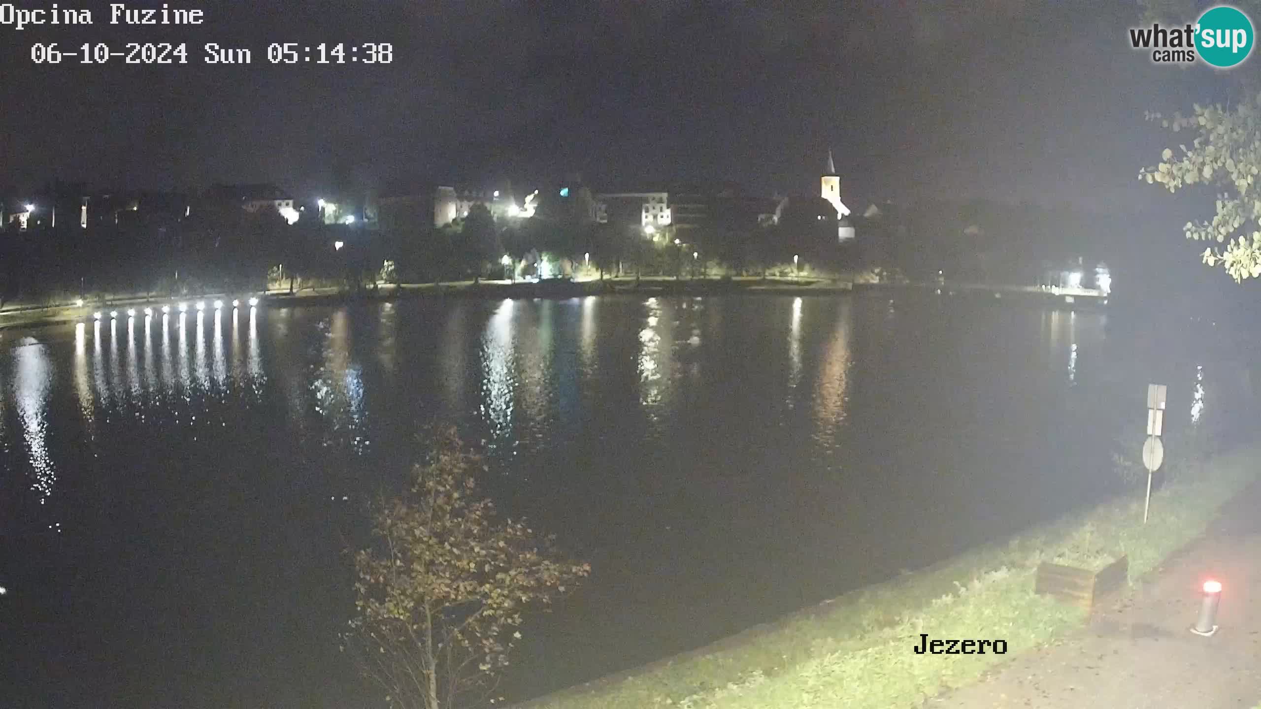 LIVE Lake Bajer livecam Bajersko Jezero Fužine