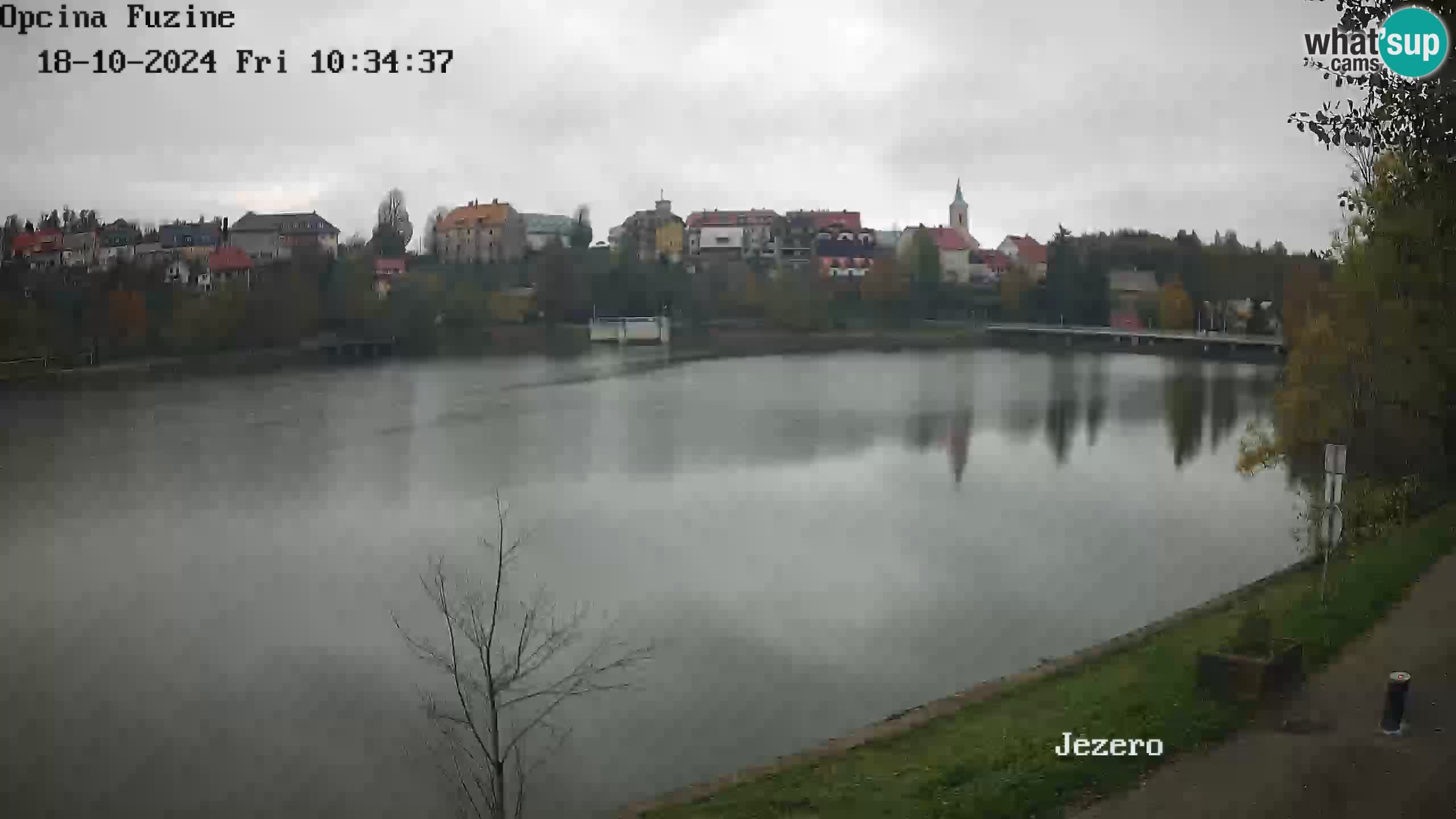 LIVE Lake Bajer livecam Bajersko Jezero Fužine