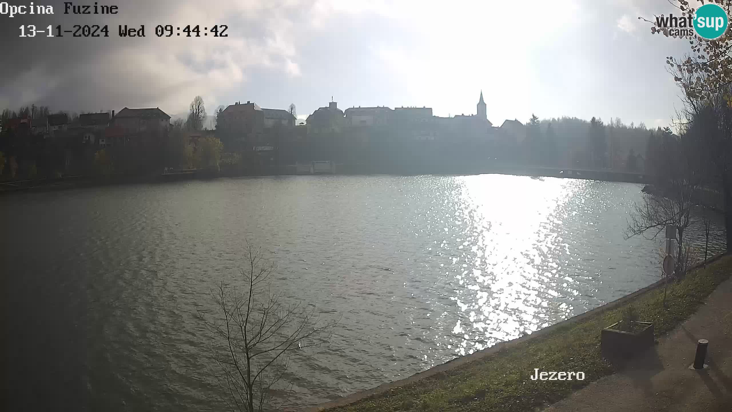 LIVE lago Bajer webcam Bajersko Jezero Fužine