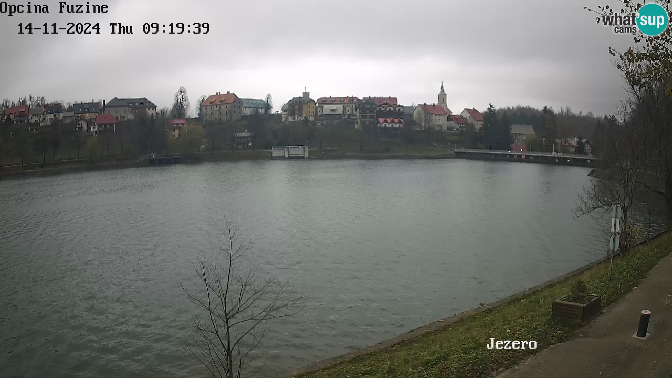 LIVE lago Bajer webcam Bajersko Jezero Fužine