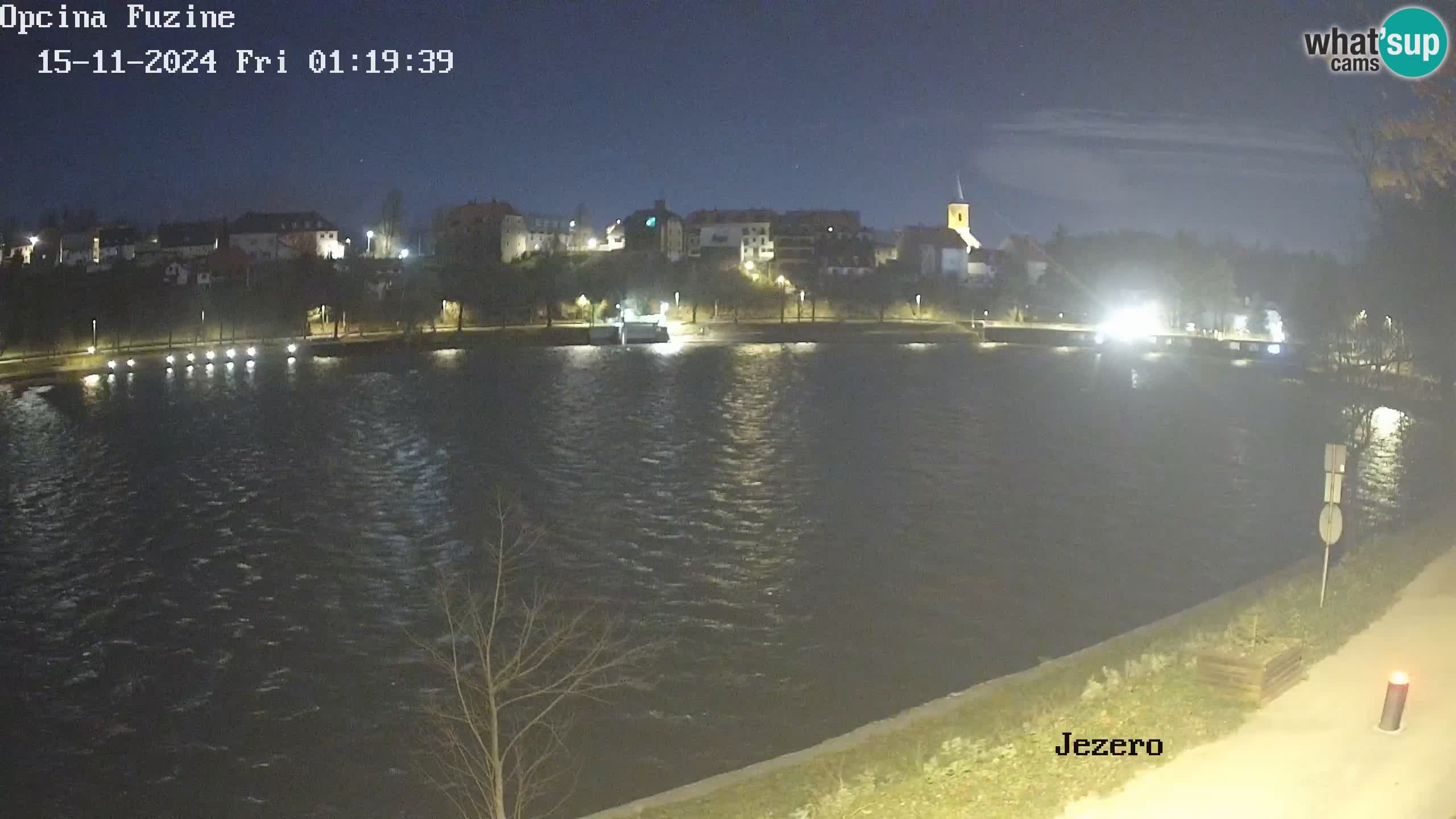 LIVE lago Bajer webcam Bajersko Jezero Fužine