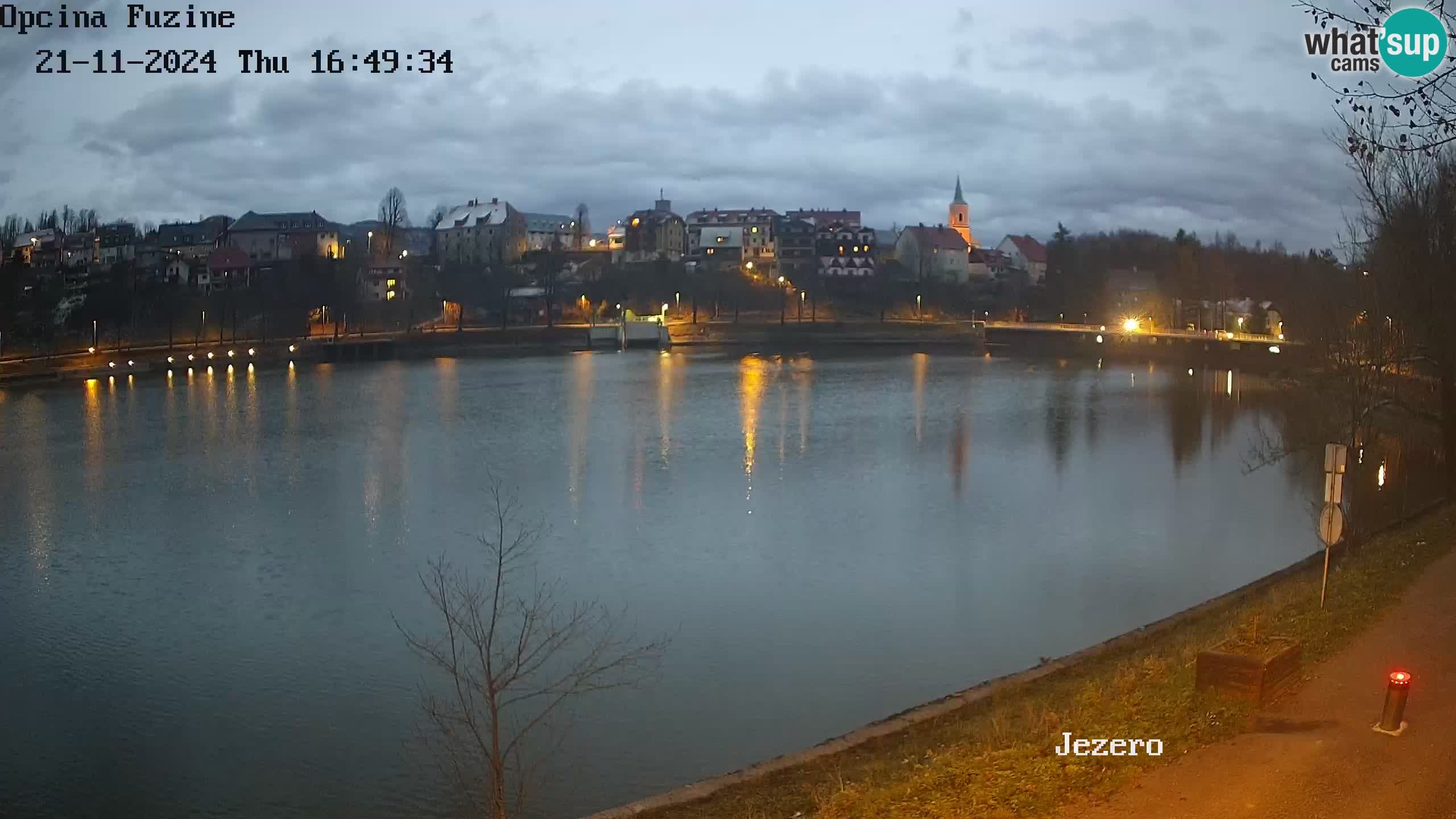 Kamera v živo Bajersko Jezero Fužine