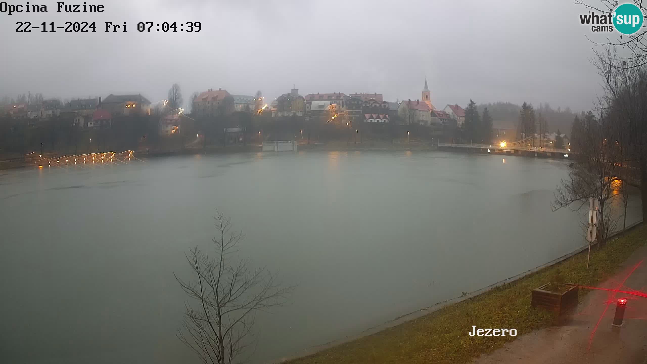 LIVE lago Bajer webcam Bajersko Jezero Fužine