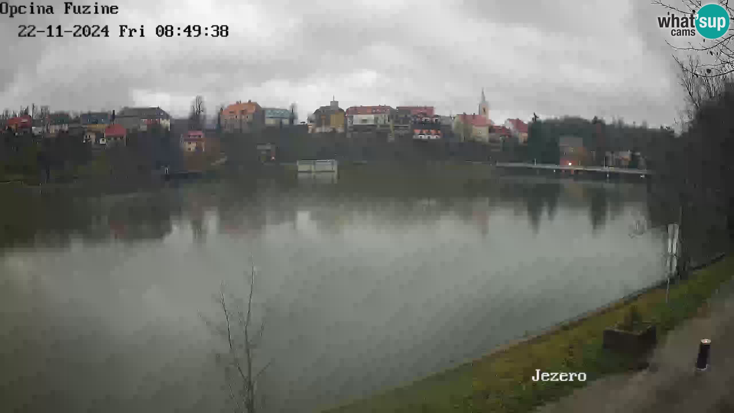 LIVE lago Bajer webcam Bajersko Jezero Fužine