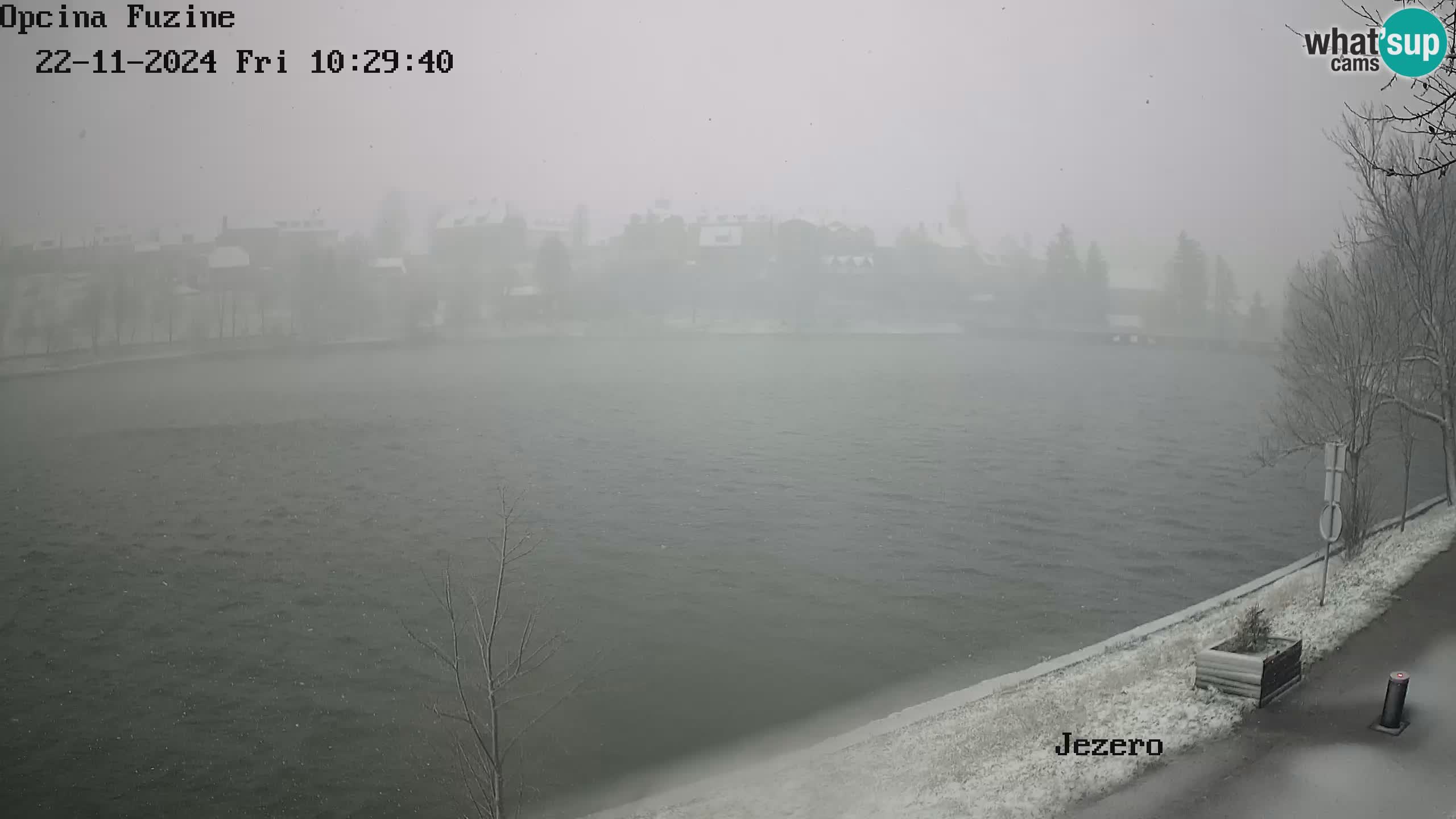 LIVE lago Bajer webcam Bajersko Jezero Fužine