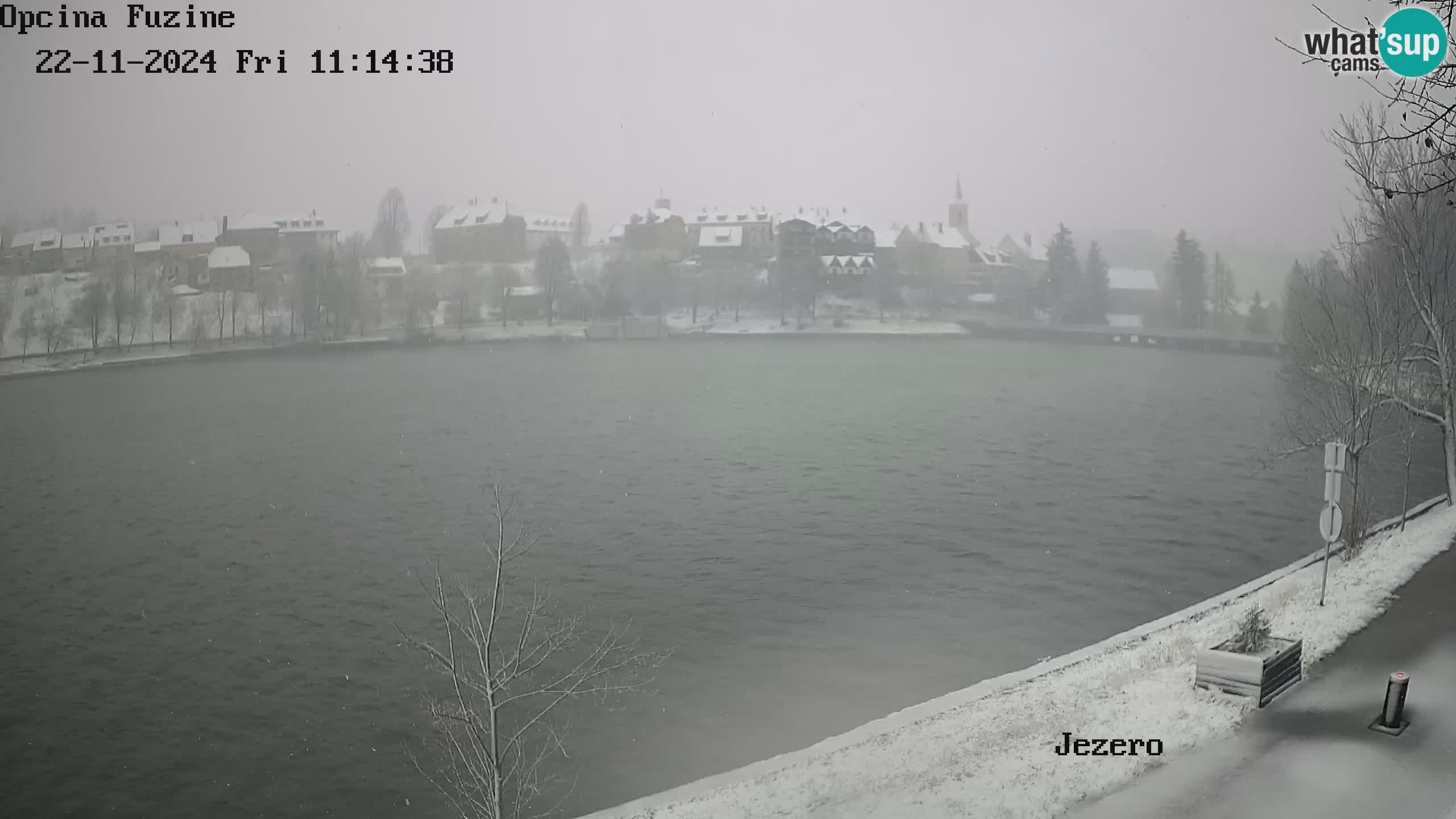 LIVE lago Bajer webcam Bajersko Jezero Fužine