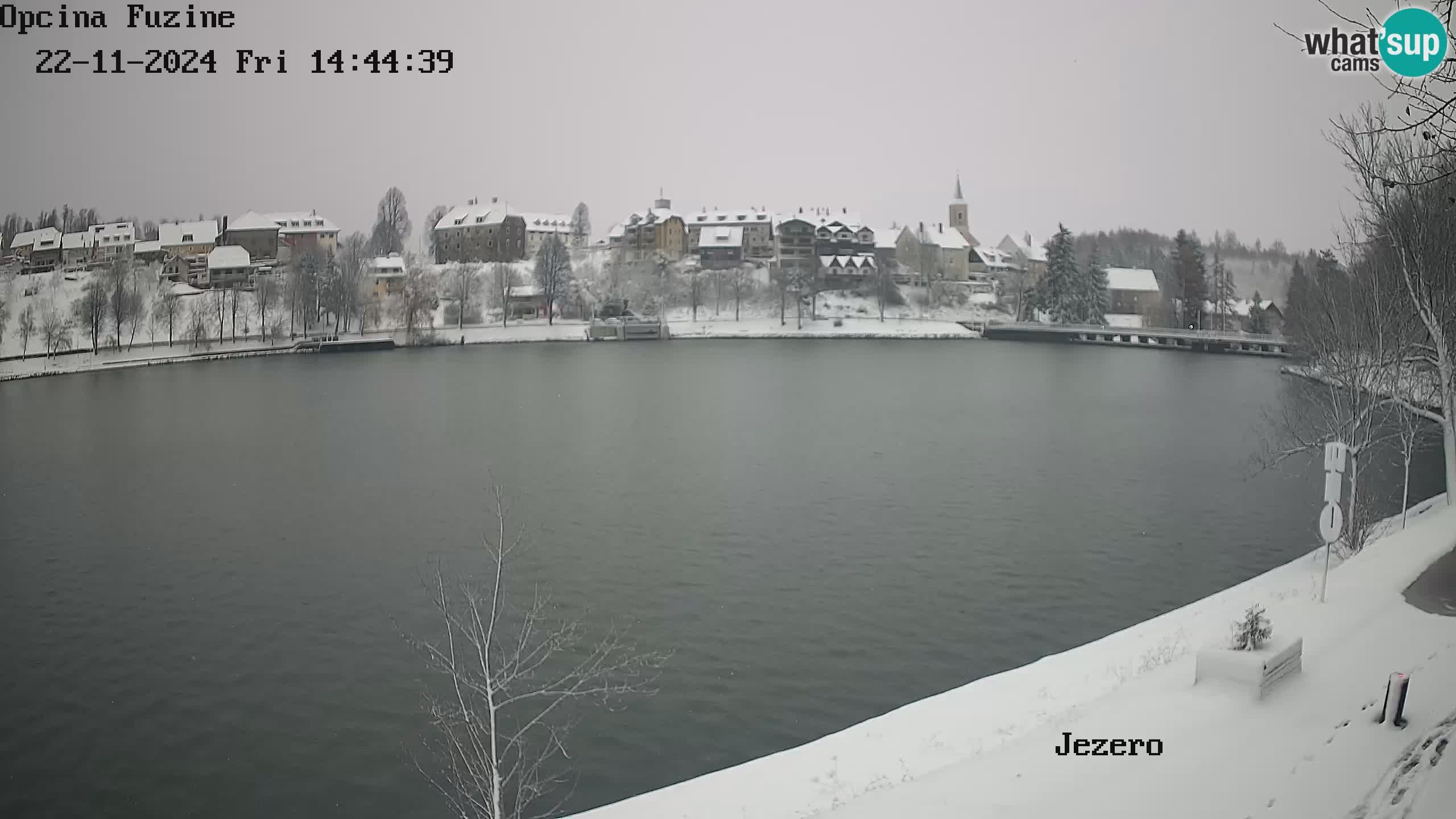 LIVE lago Bajer webcam Bajersko Jezero Fužine