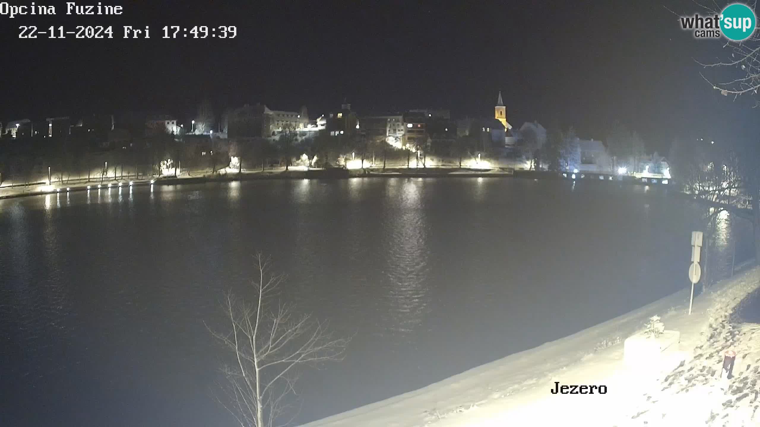 LIVE lago Bajer webcam Bajersko Jezero Fužine