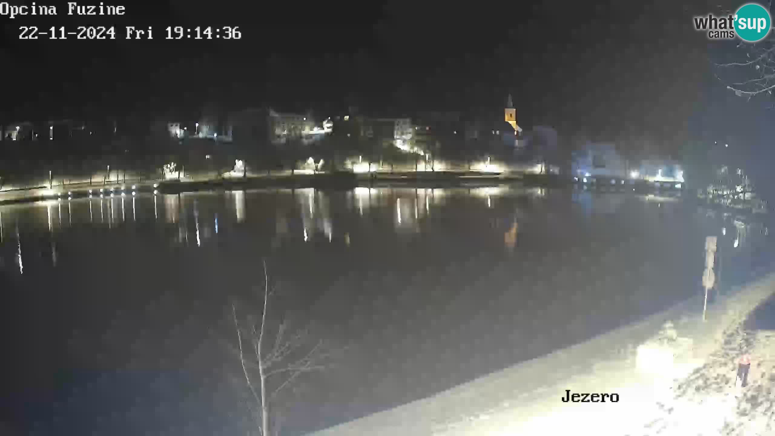 LIVE lago Bajer webcam Bajersko Jezero Fužine