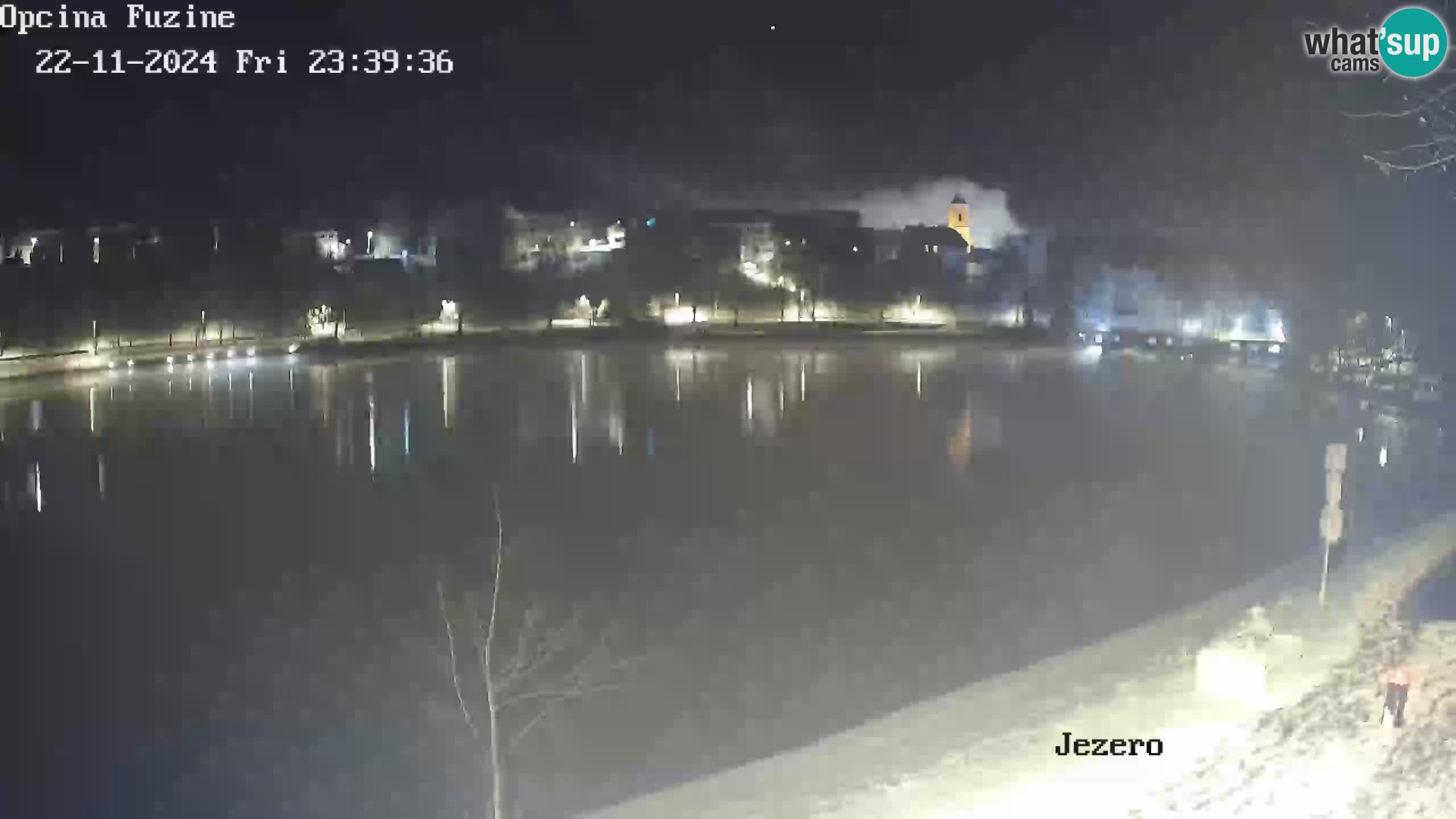 LIVE lago Bajer webcam Bajersko Jezero Fužine