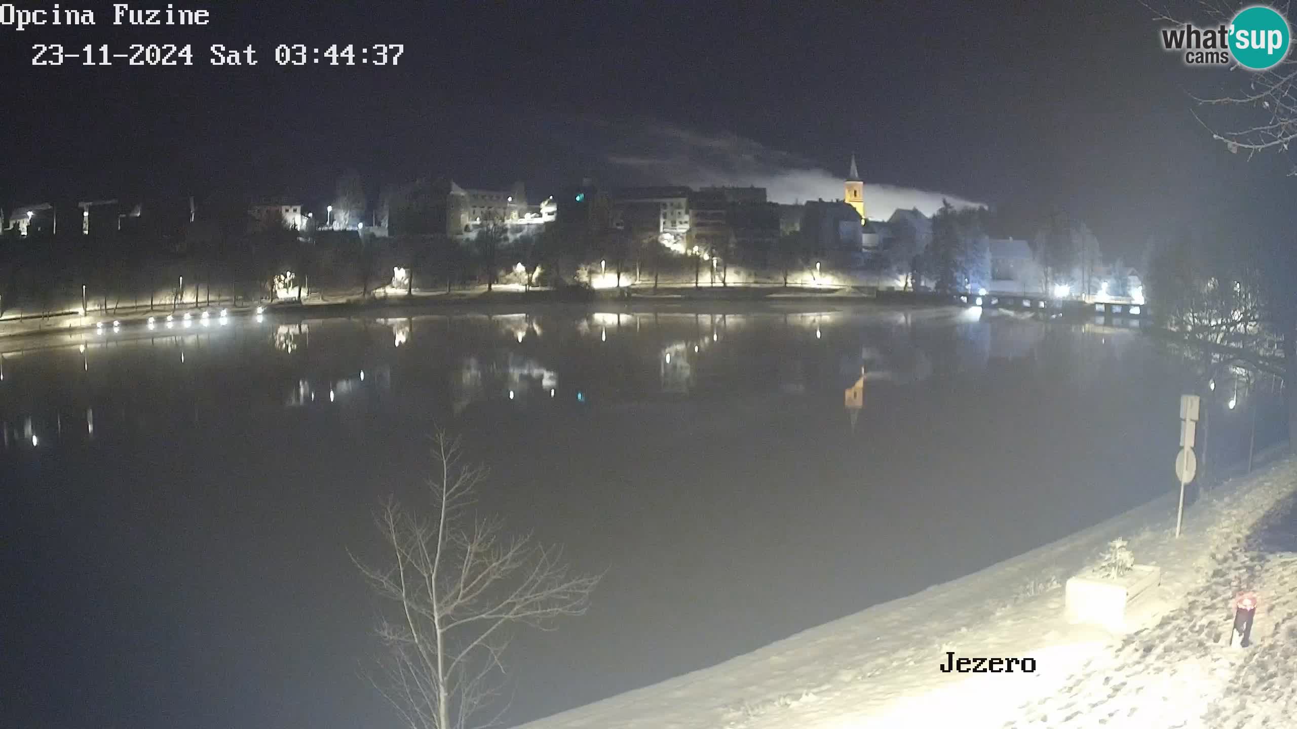 LIVE lago Bajer webcam Bajersko Jezero Fužine